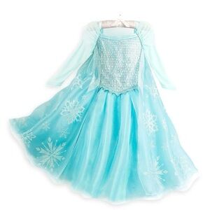 Disney Frozen Elsa Dress Costume for Kids Ice Princess Costume Sz 7/8